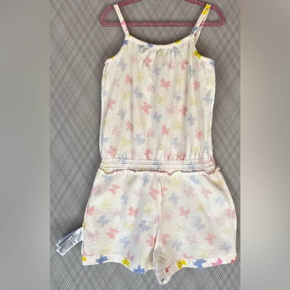 baby Gap - Girls butterfly print sleeveless romper (Size 5t) NWT - Picture 4 of 6